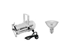 EUROLITE Set PAR-30 Spot argento + PAR-30 230V SMD 11W E-27 LED 6500K
