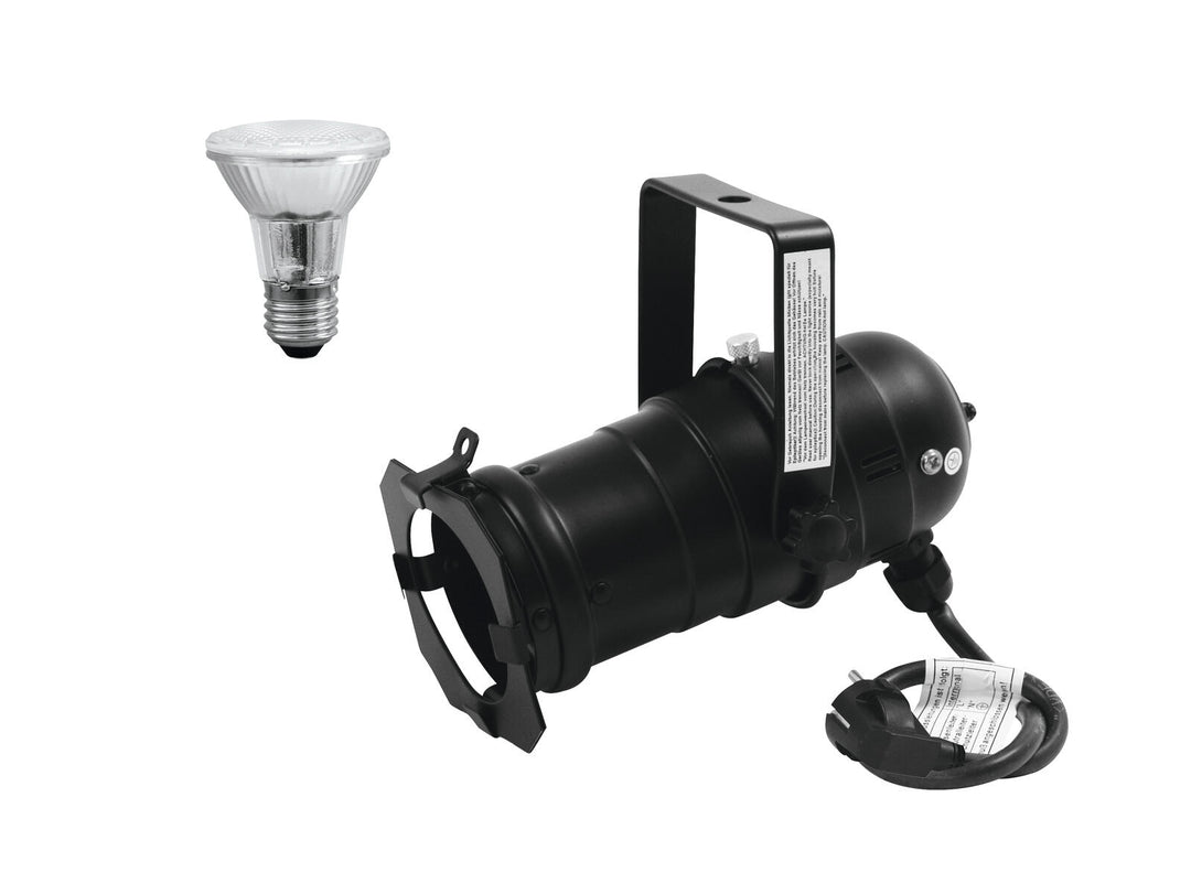 EUROLITE set PAR-20 Faretto bk + PAR-20 230V SMD 6W E-27 LED 3000K