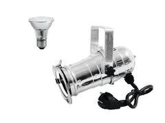EUROLITE Set PAR-20 Spot silenzioso + PAR-20 230V SMD 6W E-27 LED 3000K