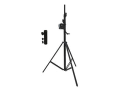 Set EUROLITE STT-400/85 Winch Stand TÜV/GS black + STV-3529 Adapter long