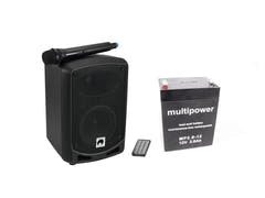 OMNITRONIC Set WAMS-65BT + Batteria