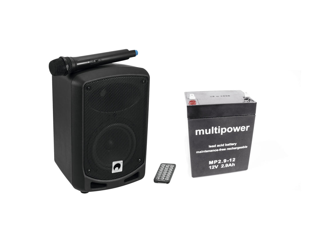 OMNITRONIC Set WAMS-65BT + Batteria