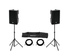 OMNITRONIC Set 2x XKB-212A + Supporto per altoparlante MOVE MK2