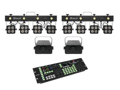 EUROLITE Set 2x LED KLS-180 + 2x LED WF-40 + Controller DMX LED Color Chief