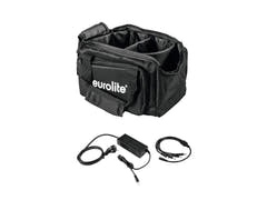 EUROLITE Set Borsa morbida + caricatore 4x AKKU Flat Light 1