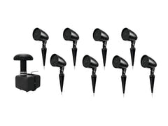 OMNITRONIC Set GSUB-8 Subwoofer da incasso + 8x PS-2.5GS altoparlante proiettore, Black