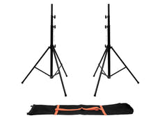 EUROLITE Set 2x LS-1 EU Steel + Borsa da trasporto