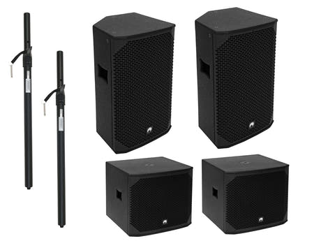 Omnitronic AZX - Large PA Sistema Altoparlante Attivo