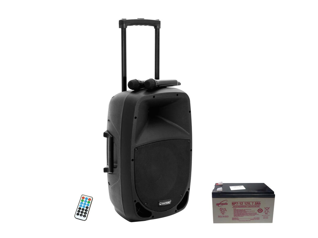 OMNITRONIC Set MES-15BT2 + Batteria