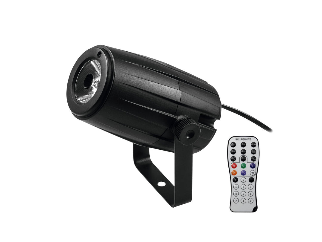 EUROLITE Sfera a specchi 20cm con motore + LED PST-5 QCL Spot bk