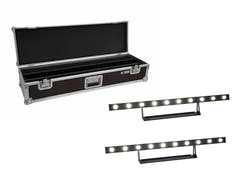EUROLITE set 2x LED STP-10 Sunbar 3200K 10x5W Light Bar + Custodia