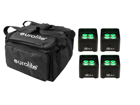 EUROLITE Set 4x LED TL-4 Trusslight + borsa morbida