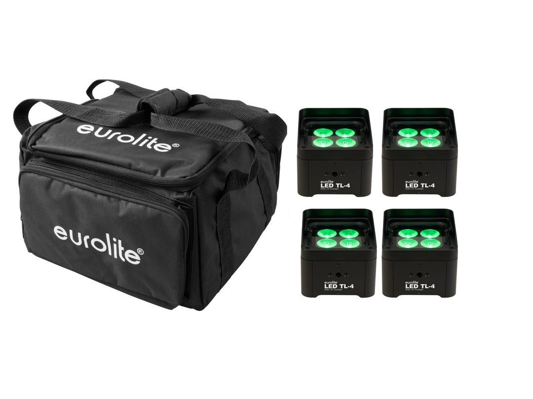 EUROLITE Set 4x LED TL-4 Trusslight + borsa morbida