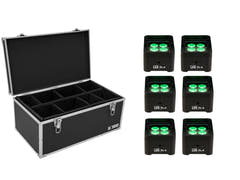 EUROLITE Set 6x LED TL-4 Trusslight + Custodia