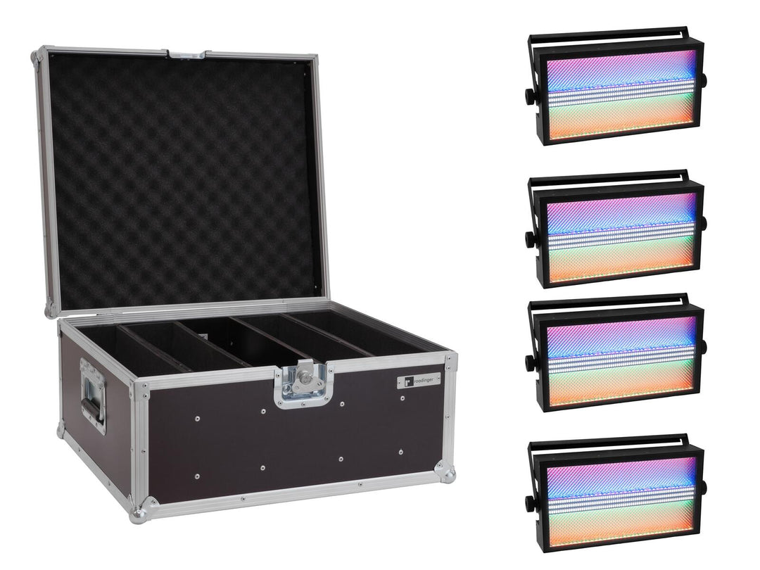 EUROLITE Set 4x LED Super Strobe ABL + Custodia