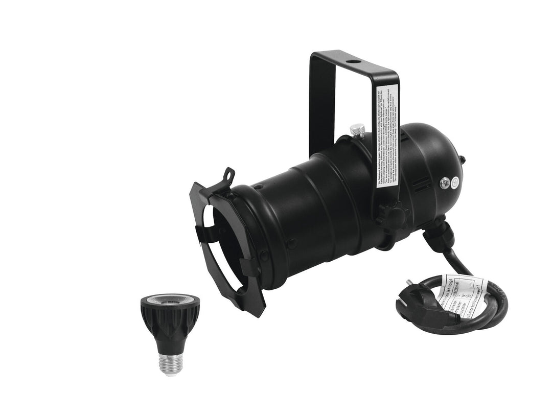 EUROLITE Set faretto PAR-20 bk + PAR-20 230V COB 6W E-27 LED 1800-3000K dim2warm