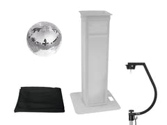 EUROLITE set Palla a specchi 30cm con stand da palco variabile + Cover black