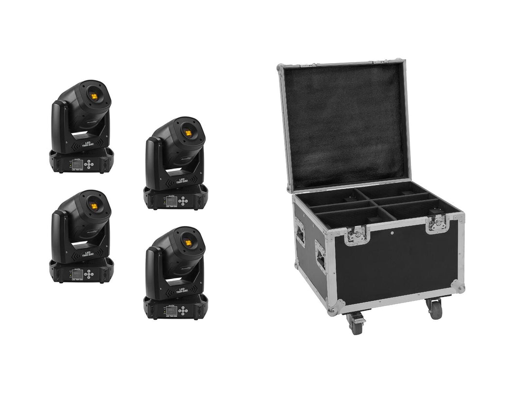 EUROLITE set 4x LED TMH-S90 + custodia