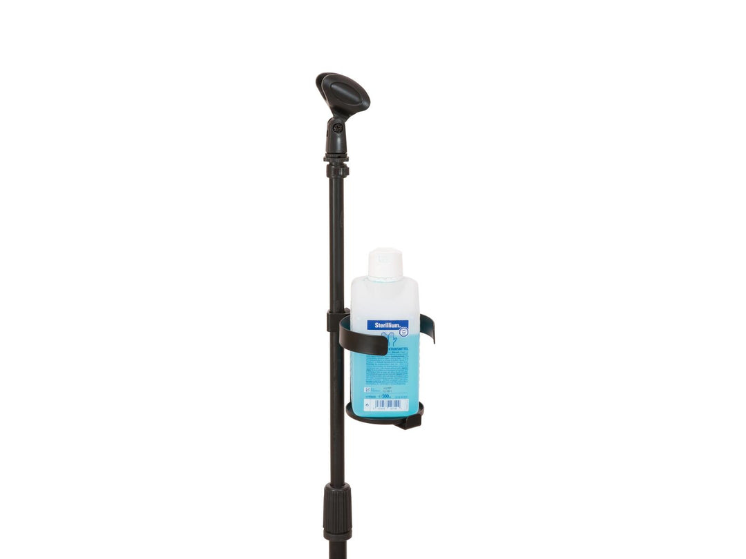 OMNITRONIC Set stand per microfono per disinfettante, nero