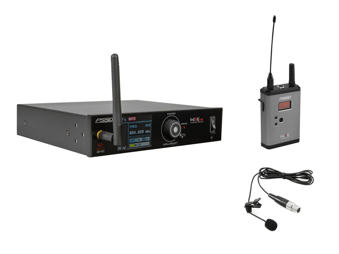 Set PSSO WISE ONE + BP + Lavalier 823-832/863-865MHz