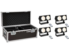 EUROLITE Set 4x LED CBB-2 COB WW Bar + Custodia