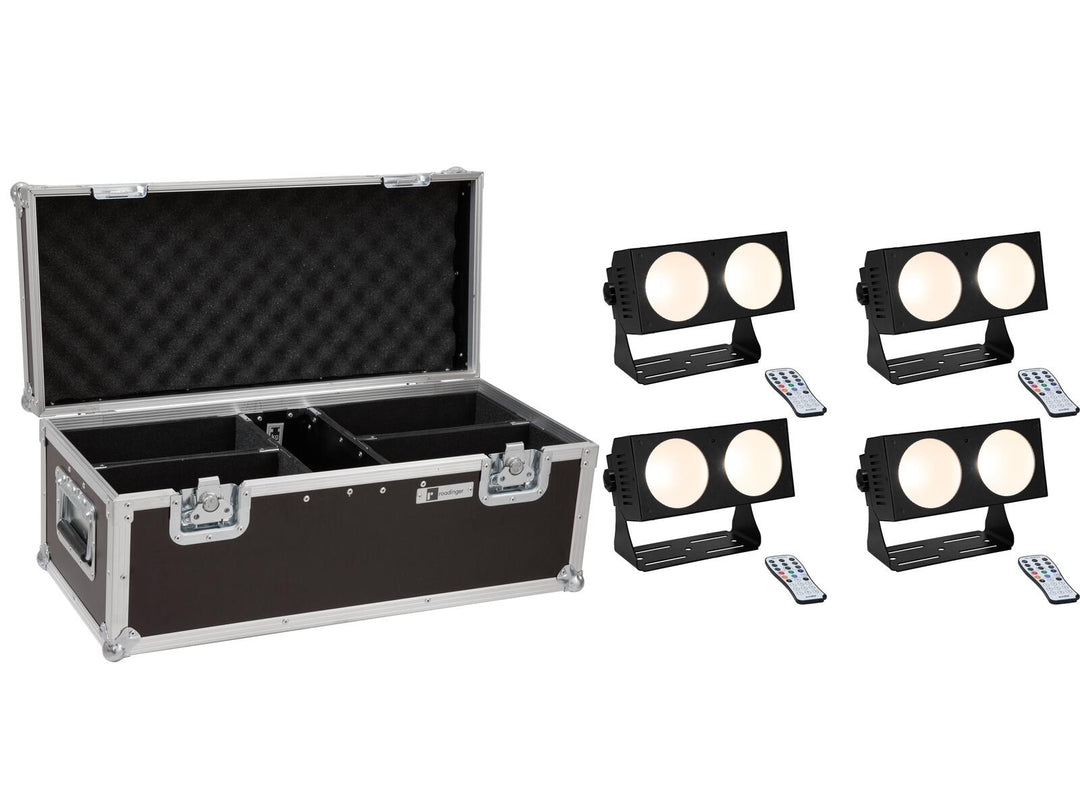 EUROLITE Set 4x LED CBB-2 COB WW Bar + Custodia