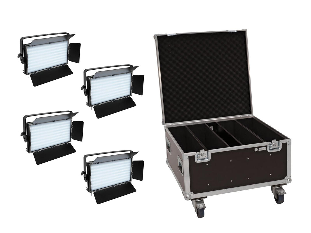 EUROLITE Set 4x LED PLL-480 CW/WW Panel + Custodia