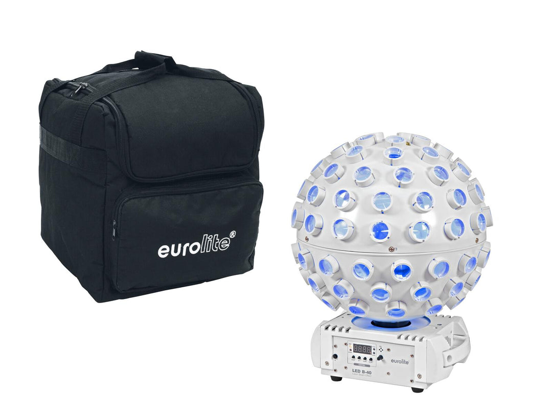 EUROLITE Set LED B-40 Effetto raggio laser wh + Borsa morbida