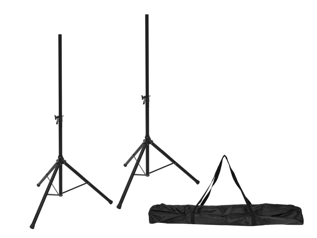 OMNITRONIC Set 2x Supporto per sistema di altoparlanti M-3 + borsa da trasporto