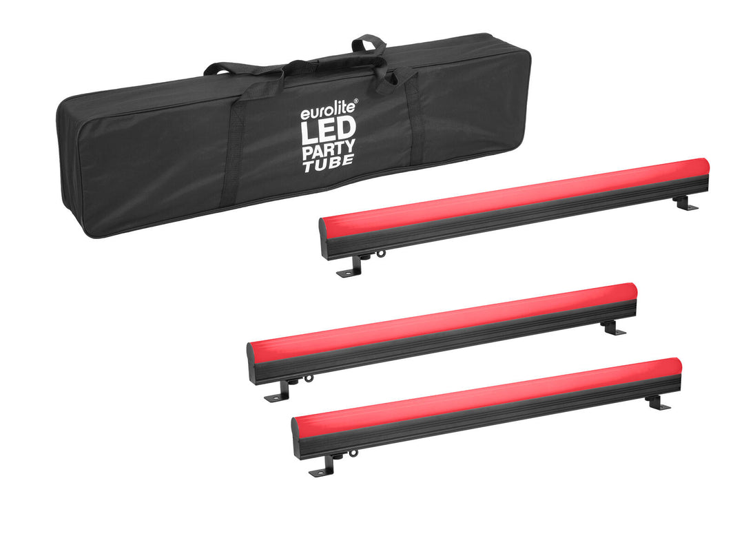 EUROLITE Set 3x AKKU PT-100/32 Tubo Pixel DMX + Borsa morbida