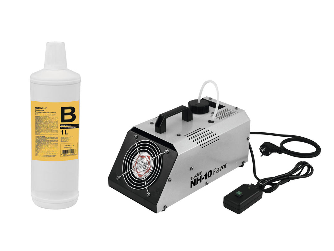 EUROLITE Set NH-10 + Liquido per Fumo -B2D- 1l