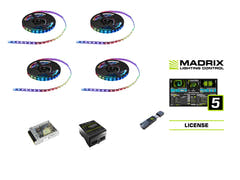 EUROLITE Set Striscia Pixel RGB incl. Madrix Start