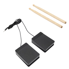 V-TONE RD7 Set di batteria elettronica – Roll-Up drum Kit con 7 Pad, Pedali e altoparlanti