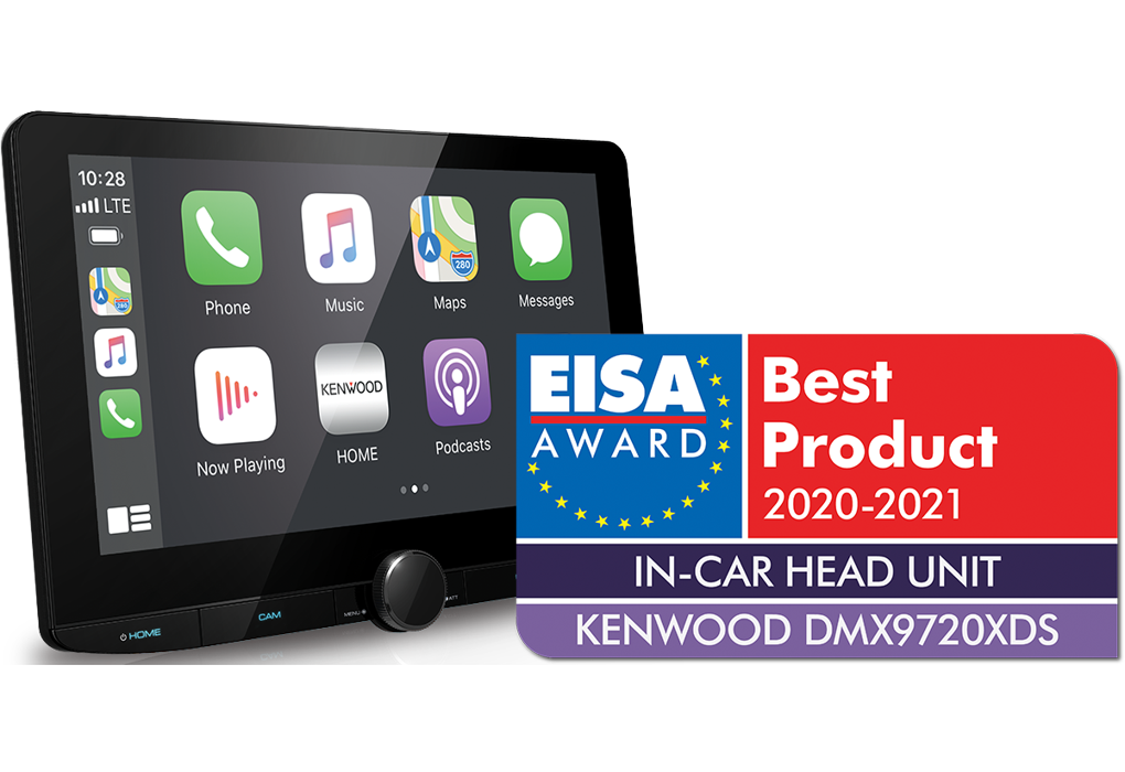 Kenwood DMX9720XDS Lettore multimediale con Apple CarPlay wireless (10.1")