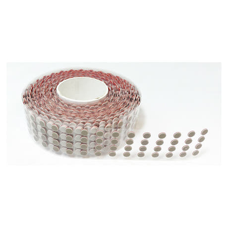 Tampone adesivo Parkone 1 e 2 (argento) 1000 set su rotolo
