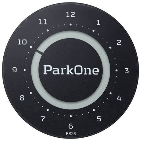 ParkOne2 Disco Orario (Nero)
