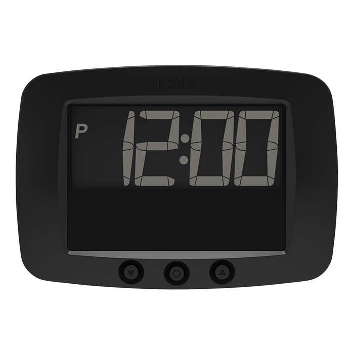 FS42 Park Deluxe orologio digitale per parcheggio, Nero