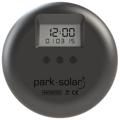 Park Solar Orologio Parcheggio, Nero