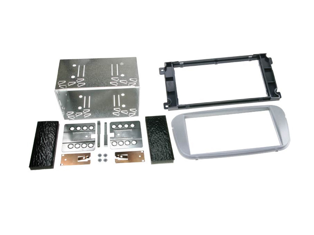 2-DIN Cornice per Ford (Argento)