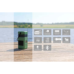 DABMAN OR 3 Radio DAB+/FM portatile a batteria con Bluetooth
