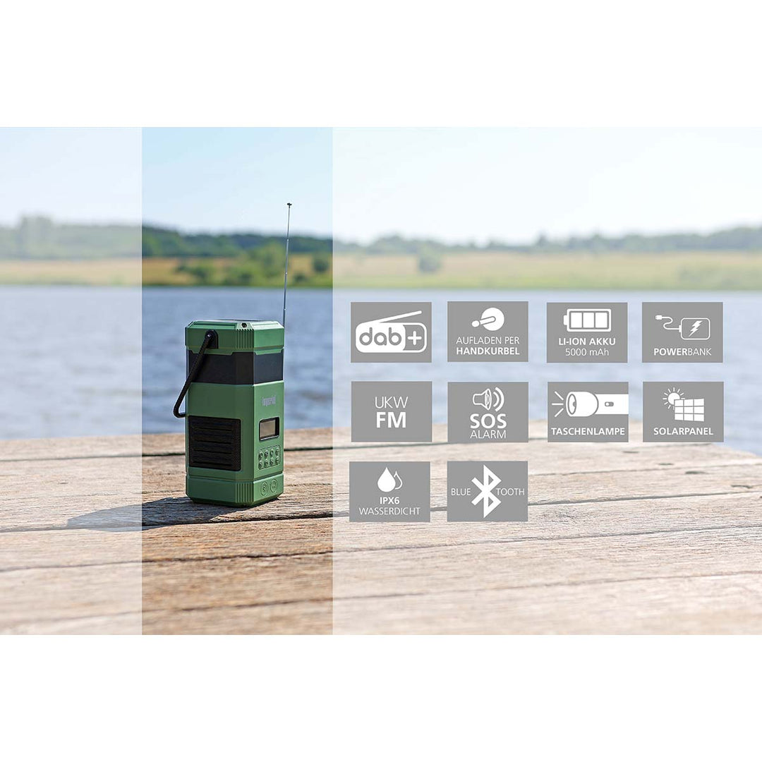 DABMAN OR 3 Radio DAB+/FM portatile a batteria con Bluetooth