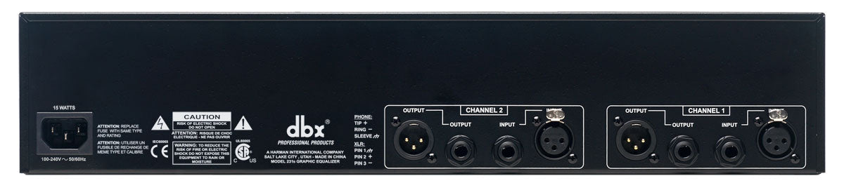 dbx 231S 2x 31 Bande Equalizzatore Grafico