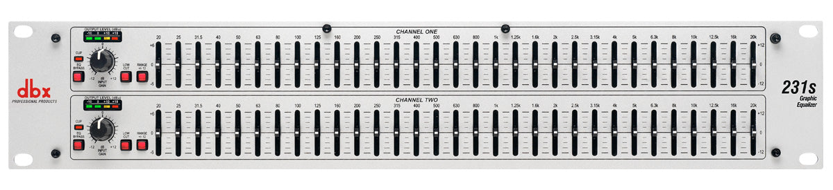 dbx 231S 2x 31 Bande Equalizzatore Grafico