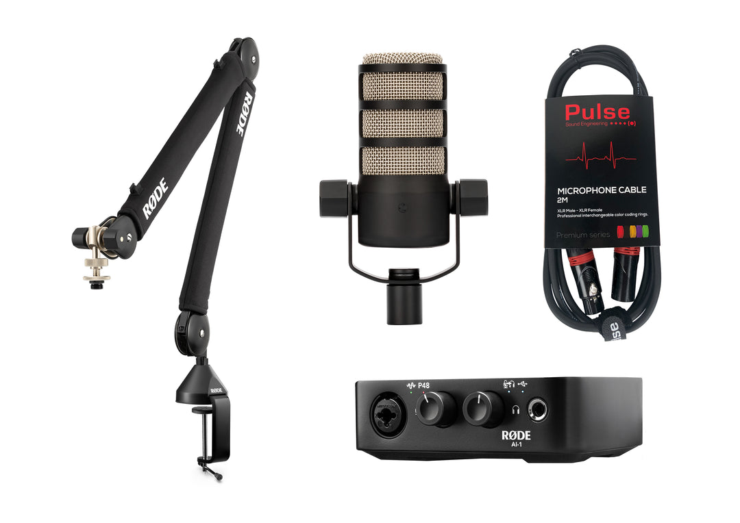 RØDE PodMic Gamer & Streamer Pacchetto Iniziale