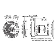 JVC CS-DR522 kit altoparlanti 13cm 2 vie 260w peak