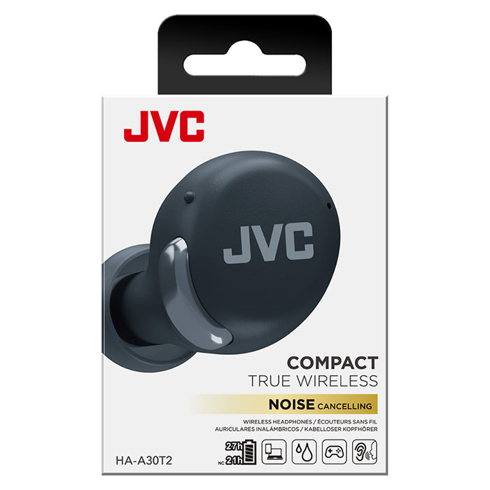 Cuffie JVC HA-A30T2-B-U True Wireless con cancellazione attiva del rumore, nere