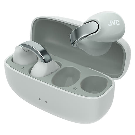 JVC Nearphones HA-NP1T Open Ear Headphones Grigio ghiaccio