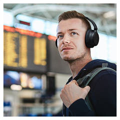 Cuffie JVC HA-S75 Over Ear con cancellazione del rumore, nere