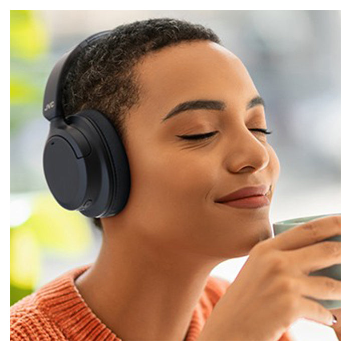 JVC HA-S95N Hybrid ANC Over Ear Headphones Nere