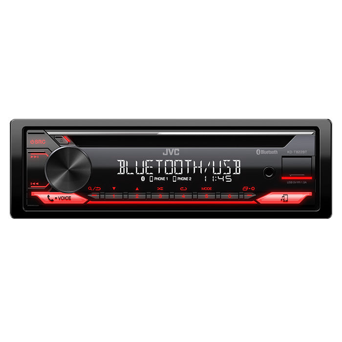 Sintonizzatore CD/RDS JVC KD-T822BT con Bluetooth